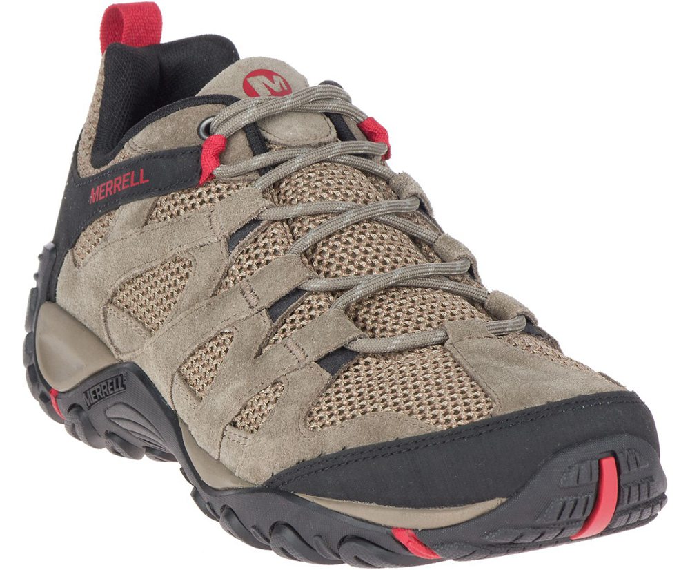 Buty Trekkingowe Merrell Męskie Brązowe - Alverstone - 613742-OFU